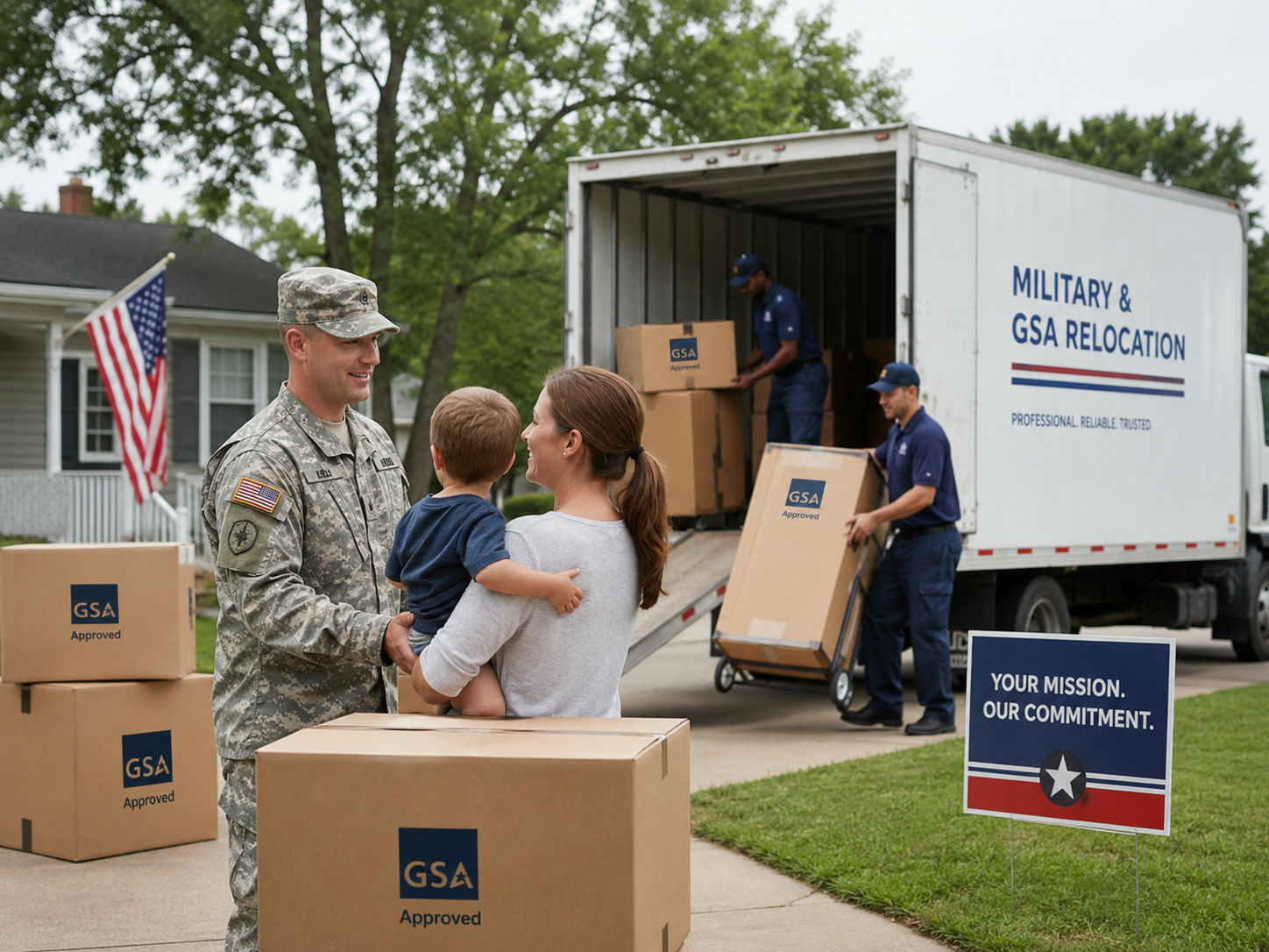 Military and GSA moving survey workflow